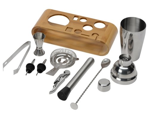 Kit Master of Wine Bartender for making cocktails on a bamboo stand RA-236724
