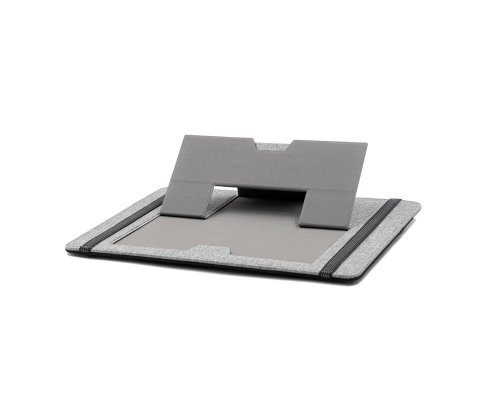 Clipboard Pro Folding Laptop Stand and Accessory Organizer Brand Charger, Gray (833121)