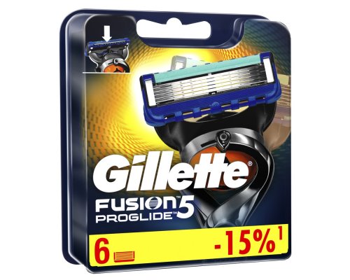 Кассеты сменные для бритвы Gillette Fusion5 ProGlide 6 шт.