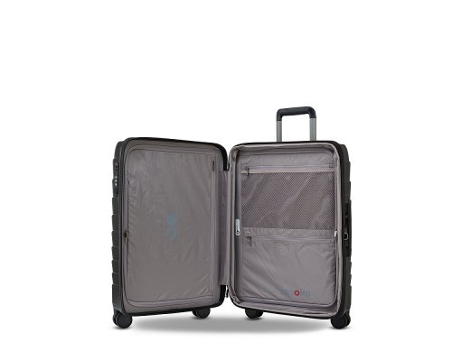 Suitcase Echolac Exo, 52x75x30 cm, black (1124TS295199280)