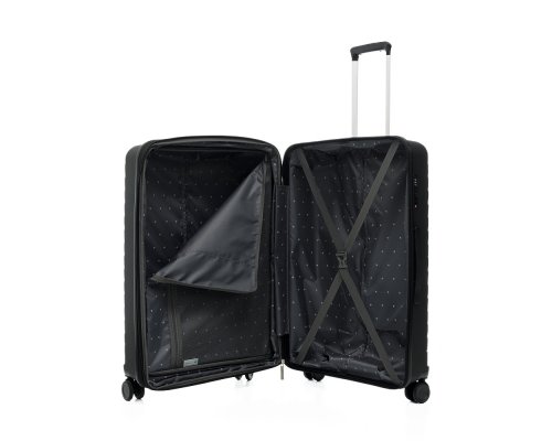 Чемодан Conwood Verto 51x76x30 см, черный (CD-PPT033-TL-BLK)