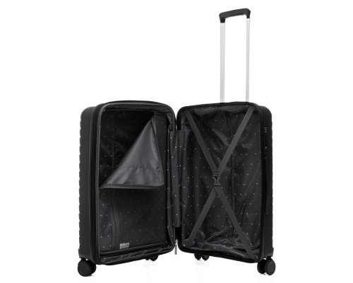 Чемодан Conwood Verto 45x66x26 см, черный (CD-PPT033-TM-BLK)
