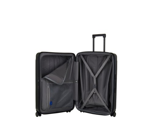 Suitcase Magellan A Range 4-wheel, 46x74x29 cm, black (VOCIERMAGARBLAL)