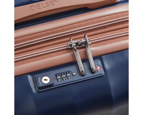 Suitcase Delsey Carrousel 2 40x55x20 cm, blue (00209780302)