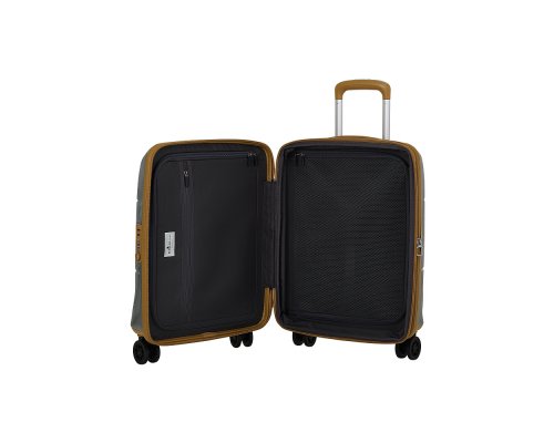 Suitcase  Echolac Atlas Pro 4-wheel, 40x55x23 cm, silver (1124TS080919200)