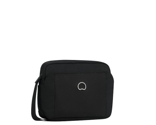 Women's shoulder bag Delsey Picpus 30x23x8 cm, black (00335411100)