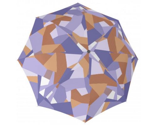 Зонт механический Doppler Fiber Mini 5x5x25 см, абстрактный оранжевый (726465BO01)