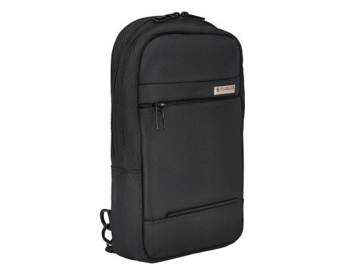 Men's backpack Magellan Discovery, 18x29.5x9.5 cm, black (MAGDISSLBLAM)
