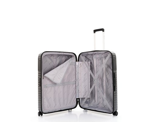 Чемодан Magellan Rio 52x77x29 см, черный (VOCIERMAG2BLKL)