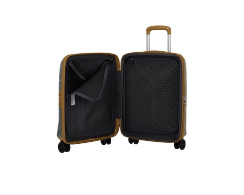 Suitcase  Echolac Atlas Pro 4-wheel, 40x55x23 cm, silver (1124TS080919200)