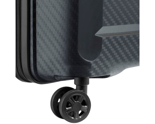 Suitcase Delsey Binalong 4-wheel, 53x75x30 cm, black (00310182100)