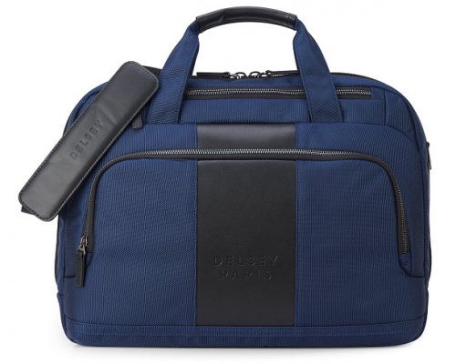 Laptop bag Delsey Wagram, 41x30x12.5 cm, blue (00119916002)