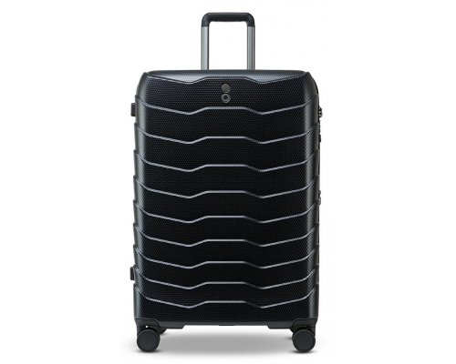 Suitcase Echolac Exo, 52x75x30 cm, black (1124TS295199280)