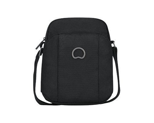 Men's shoulder bag Delsey Picpus, 24x19x6 cm, black (00335410800)