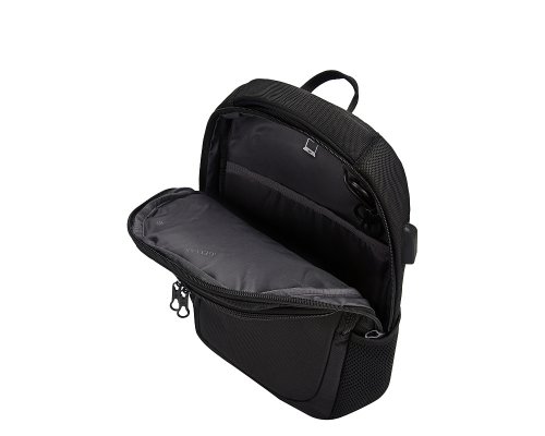 Men's backpack Magellan T Range, 28x40x11.5 cm, black (MAGTRNGBPBLK13)