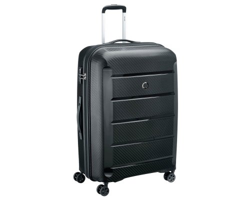 Suitcase Delsey Binalong 4-wheel, 53x75x30 cm, black (00310182100)