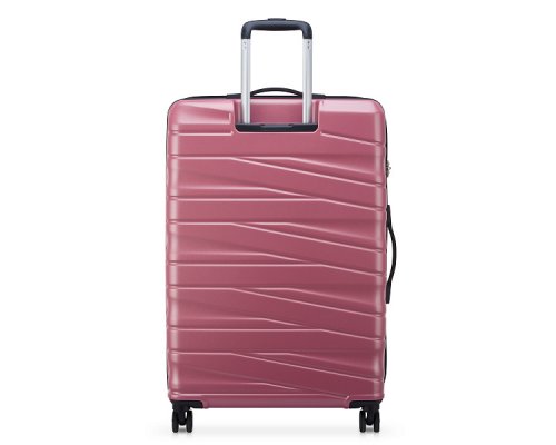 Pink 4 hot sale wheel suitcase