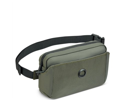 Сумка поясная Delsey Picpus 6x15x24 см, зеленый (00335410003)