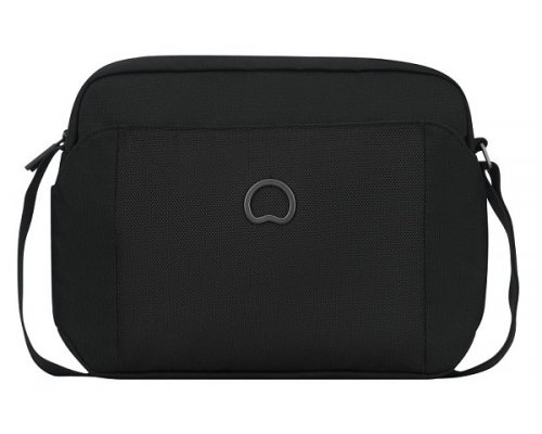 Women's shoulder bag Delsey Picpus 30x23x8 cm, black (00335411100)