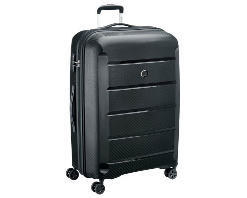 Suitcase Delsey Binalong 4-wheel, 53x75x30 cm, black (00310182100)