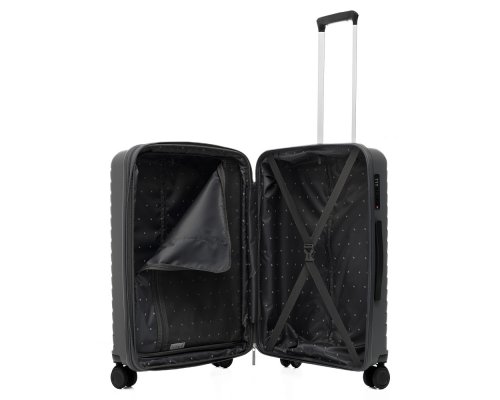 Чемодан Conwood Verto 45x66x26 см, серый (CD-PPT033-TM-GRY)