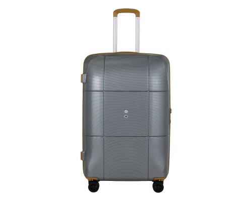 Suitcase Echolac Atlas Pro 4-wheel, 52x75x30 cm, silver (1124TS080919280)