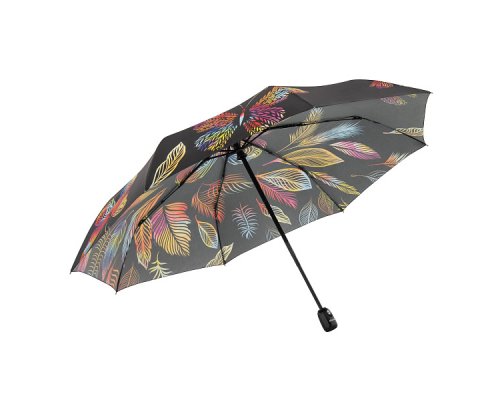 Umbrella automatic Doppler Fiber Automatic 5x5x29 cm, black/butterfly (746165SF)