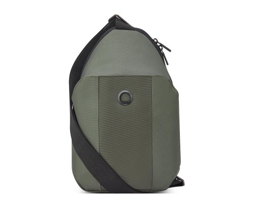 Сумка плечевая Delsey Picpus, 10x32x21.5 см, зеленый (00335410203)