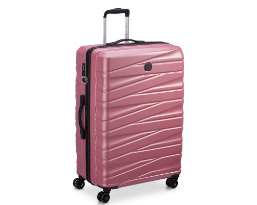 Pink 4 hot sale wheel suitcase