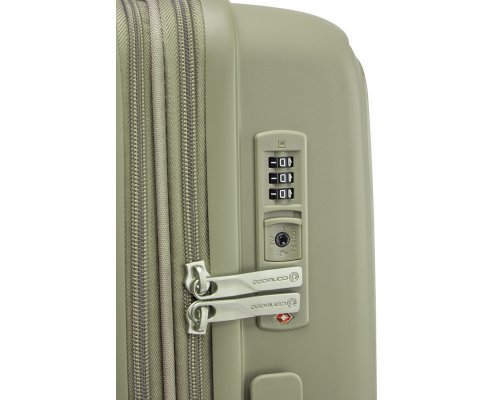 Suitcase Conwood Stride, 38x55x21 cm, green(CD-PPT035-TS-SGR)