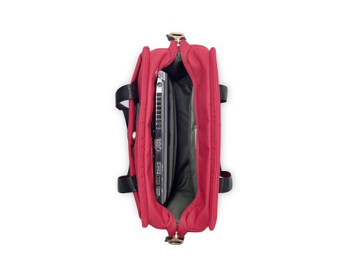 Laptop bag Delsey Securstyle, 30x40x12 cm, red (00202135009)