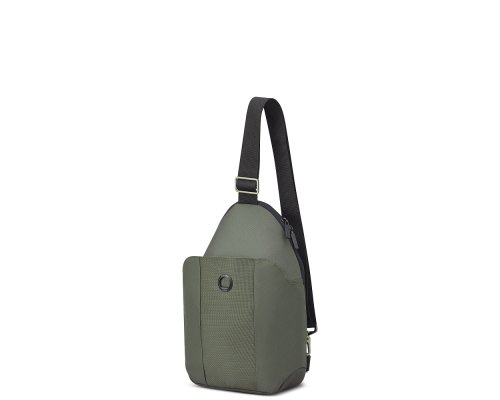 Сумка плечевая Delsey Picpus, 10x32x21.5 см, зеленый (00335410203)