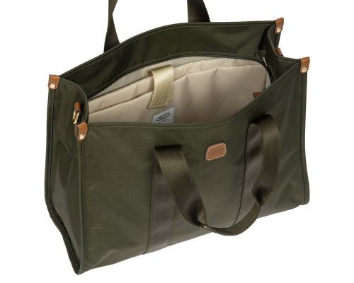 Bag women's Bric's X-Collection 40.5x30.5x17 cm, green (BXG45852.078)