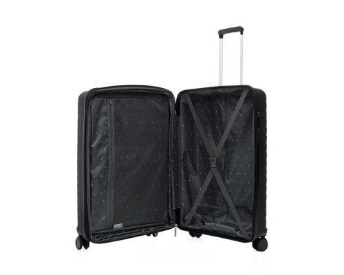 Чемодан Conwood Verto 51x76x30 см, черный (CD-PPT033-TL-BLK)