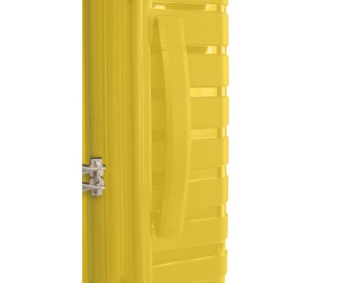 Suitcase Conwood Edge, 47x66x27 cm, yellow (CD-CTHPP008-TM-BRY)