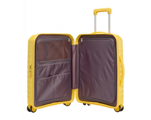 Suitcase Conwood Edge, 47x66x27 cm, yellow (CD-CTHPP008-TM-BRY)