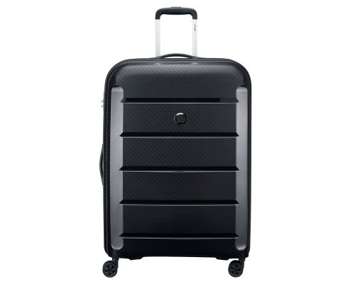 Suitcase Delsey Binalong 4-wheel, 53x75x30 cm, black (00310182100)