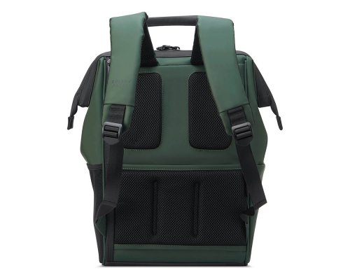 Backpack Delsey Turenne Soft, 35x38.5x17.5 cm, green (00163261013)