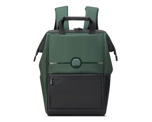Backpack Delsey Turenne Soft, 35x38.5x17.5 cm, green (00163261013)