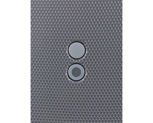 Suitcase Echolac Atlas Pro 4-wheel, 52x75x30 cm, silver (1124TS080919280)