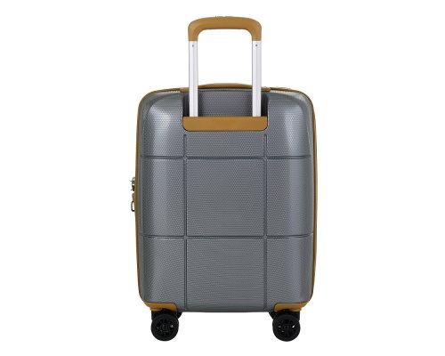 Suitcase  Echolac Atlas Pro 4-wheel, 40x55x23 cm, silver (1124TS080919200)