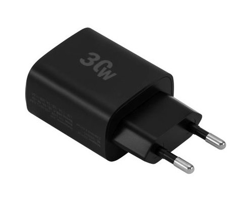 Устройство зарядное сетевое Digma DGW3C, USB-C, 30Вт, 3A, черный (1655945)