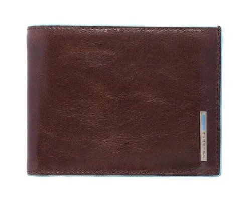 Wallet for men Piquadro Blue Square, genuine leather, brown (472405)