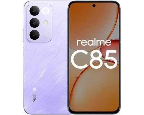 Смартфон Realme C85 6/128Gb, RMX5566, NFC, IPS, 144Гц, 7000мAч, фиолетовый (2159563)