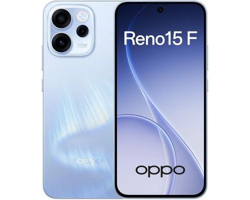 Смартфон Oppo Reno15 F 5G 12/512Gb, NFC, AMOLED, 120Гц, 7000мAч, голубой (2159057)