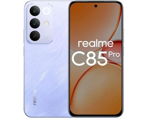 Смартфон Realme C85 Pro 8/256Gb, RMX5555, NFC, AMOLED, 120Гц, 7000мAч, фиолетовый (2159575)