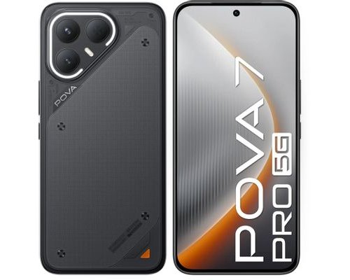 Smartphone Tecno Pova 7 Pro 5G 12/256Gb, NFC, OLED, 144Hz, 6000mAh, Black (2114277)