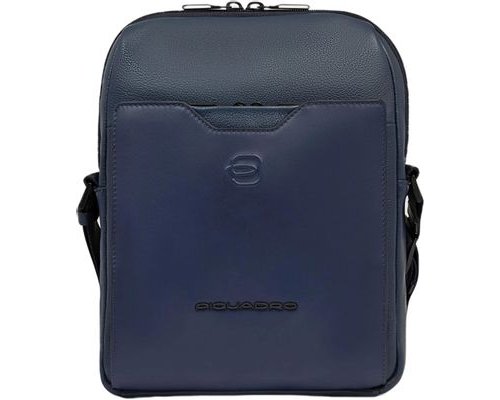 Men's bag Piquadro Ael, genuine leather, blue (2136391)