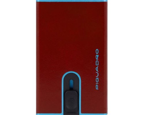 Case credit card Piquadro Blue Square PP4825B2BLR/CU4, genuine leather, tobacco (2011807)