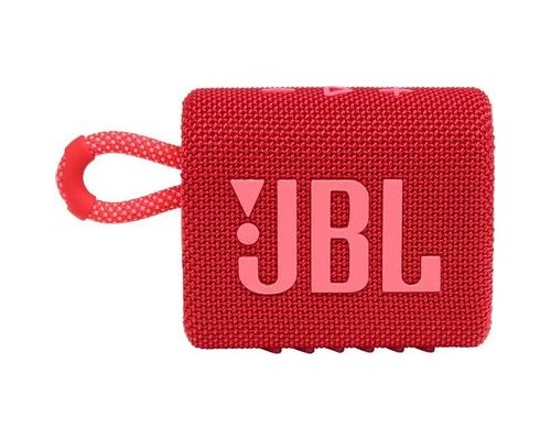 Колонка портативная JBL GO 3, 4.2Вт, красный [jblgo3red]